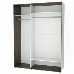Sliding wardrobe 1800х2200х450 minimum filling 